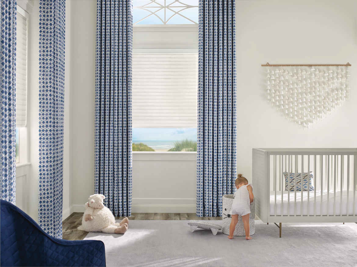 Drapes in nursery