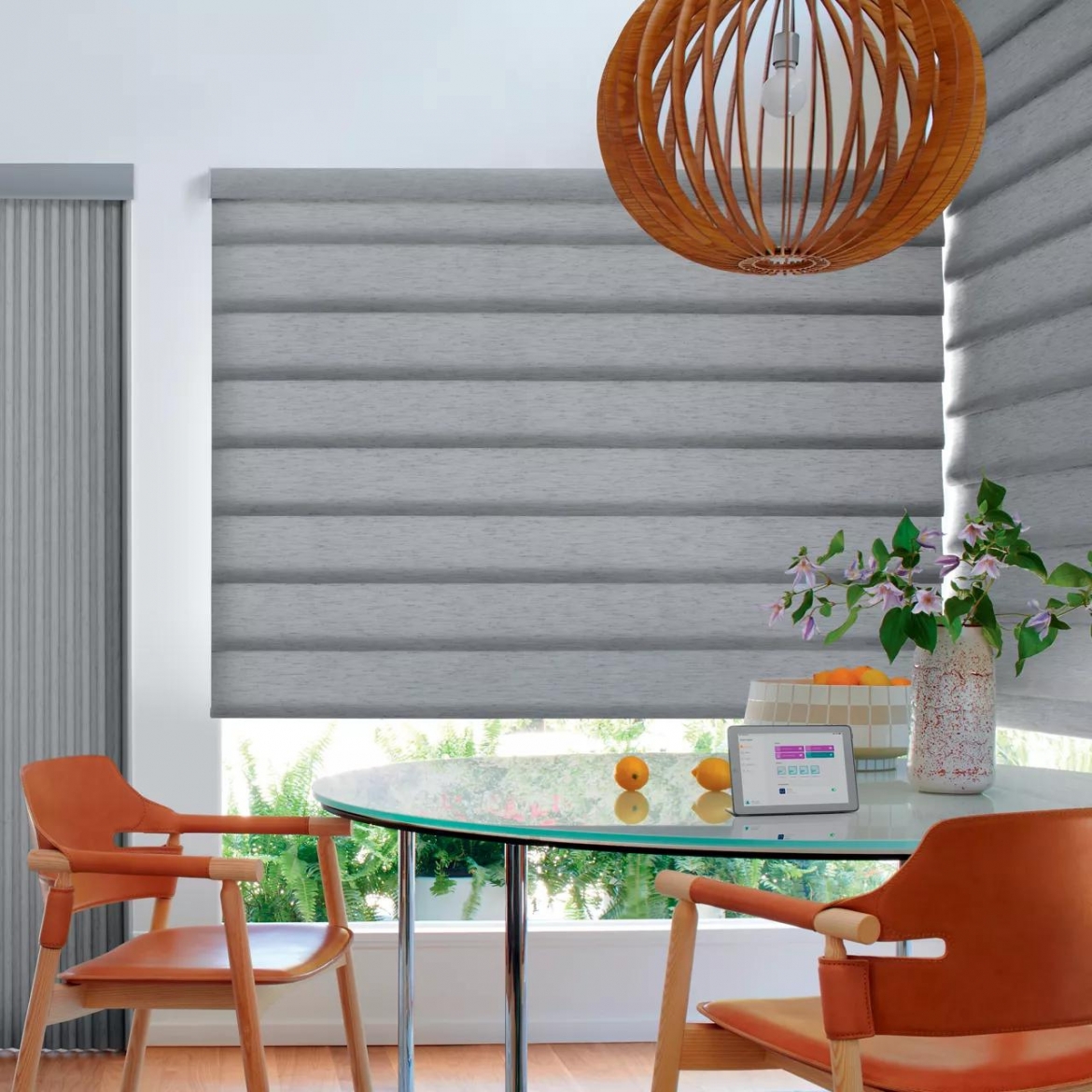 gray vignette shades