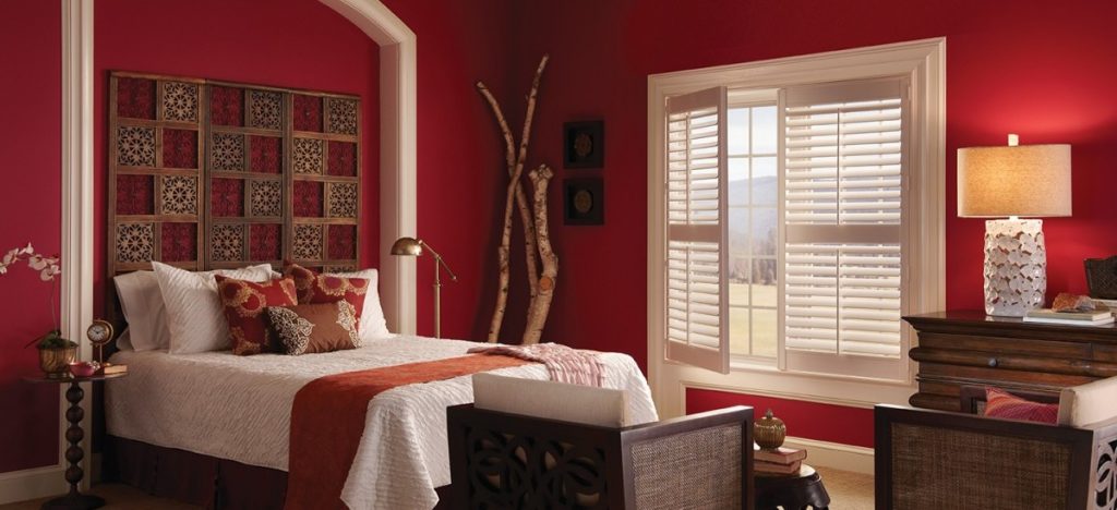 white traditional shutters